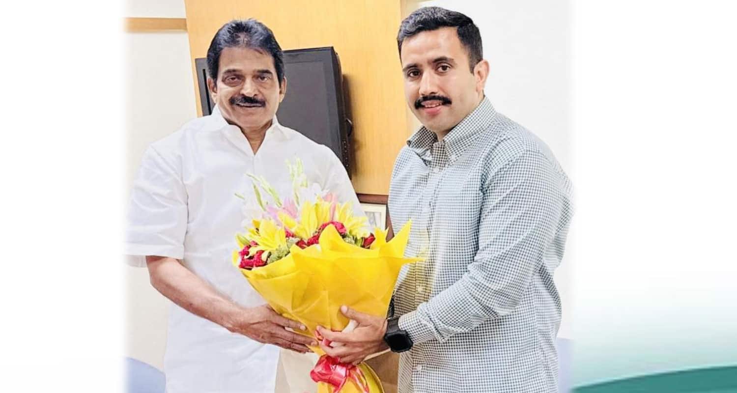 विक्रमादित्य सिह ने की के सी वेणुगोपाल से मुलाकात