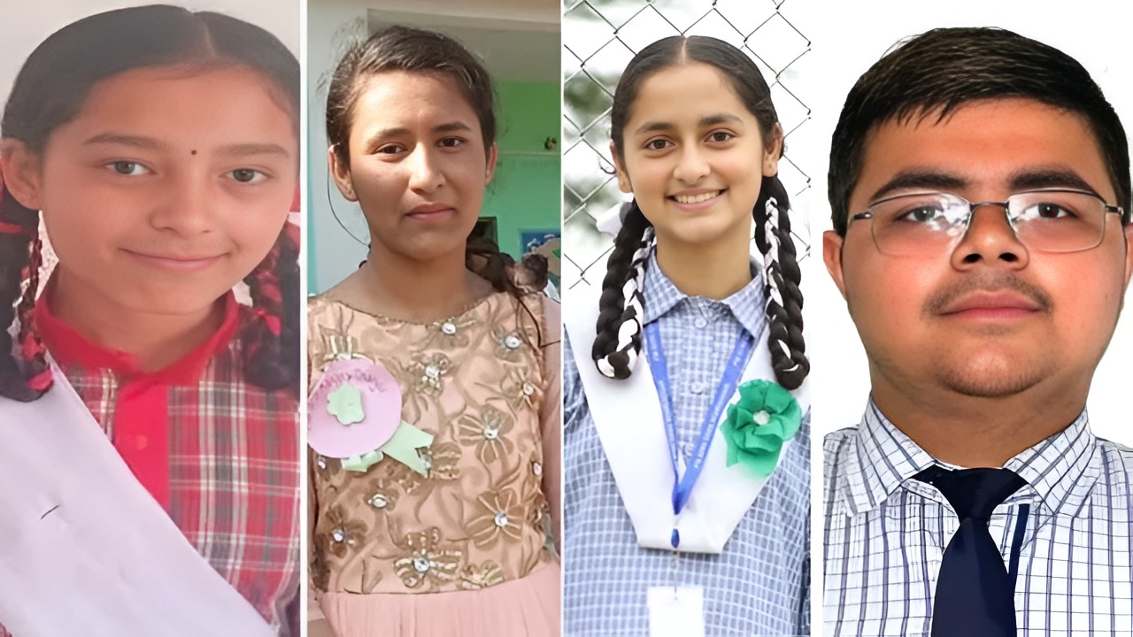 Himachal 12th class hpbose result toppers merit sirmaur district government school students